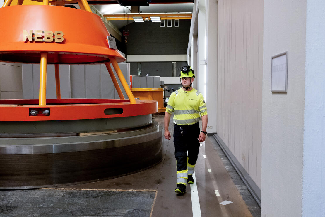 Håvard Tamburstuen i Tonstad kraftverk